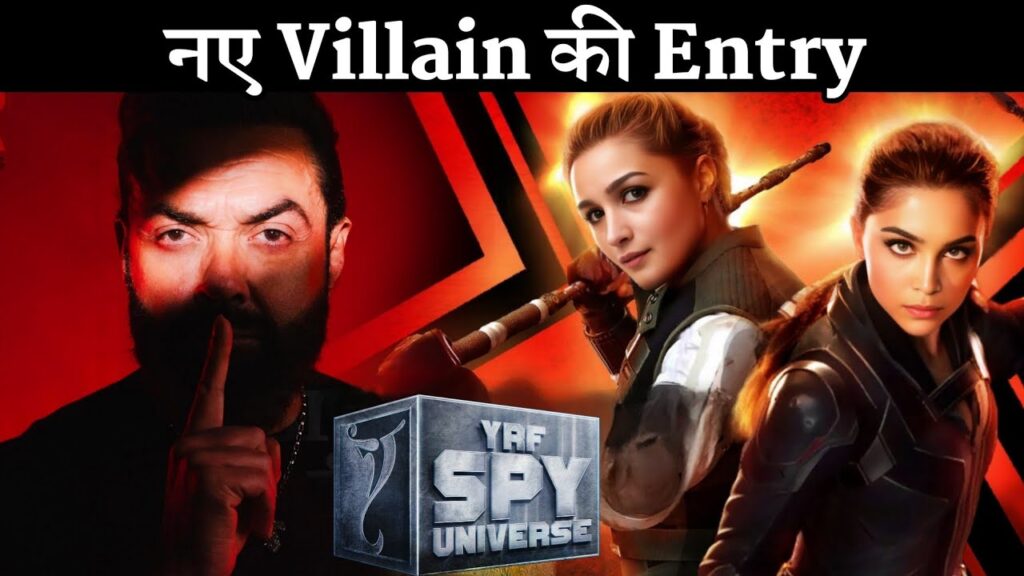 Promotional poster for the YRF Spy Universe highlighting a new villain entry